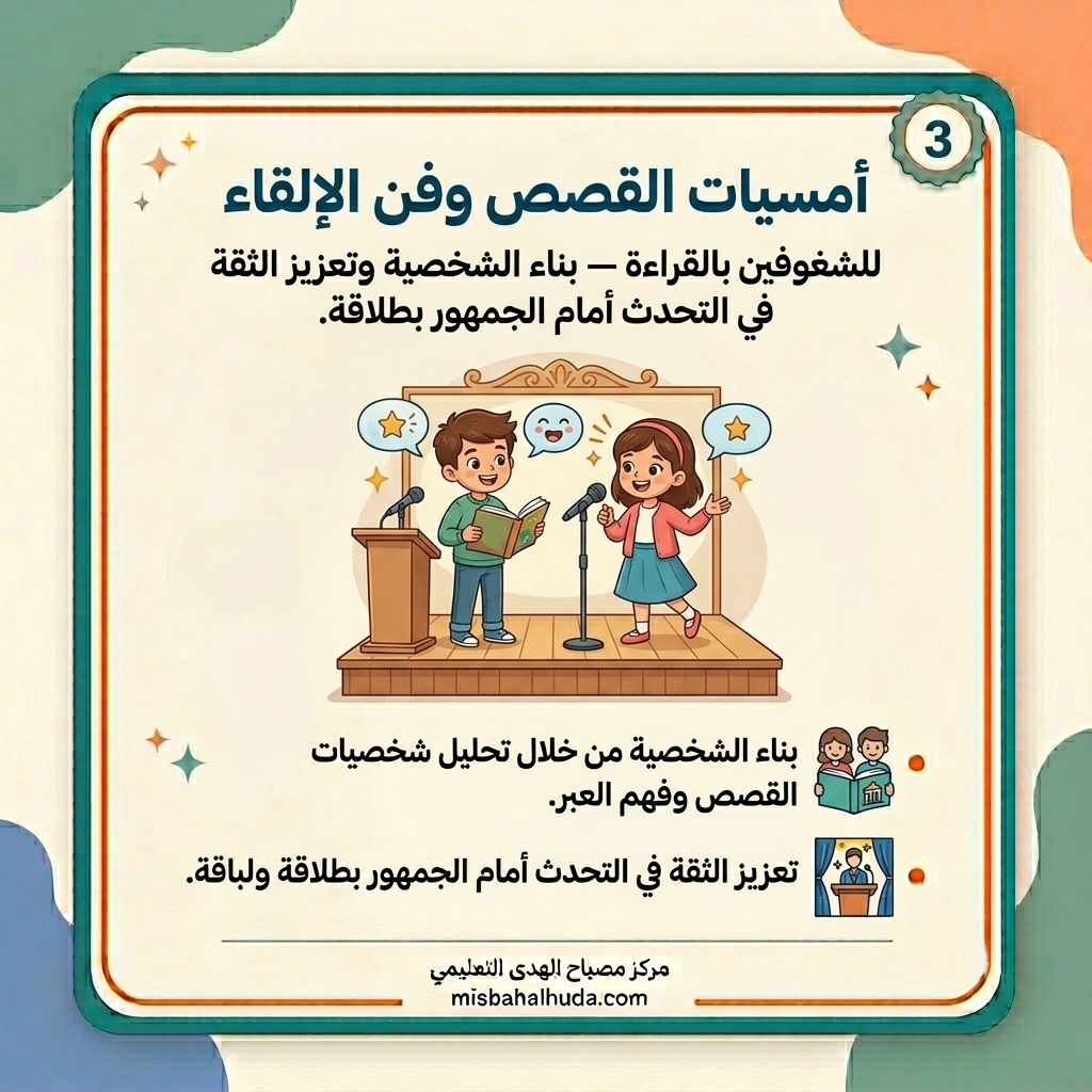 أمسيات القصص و فن الإلقاء